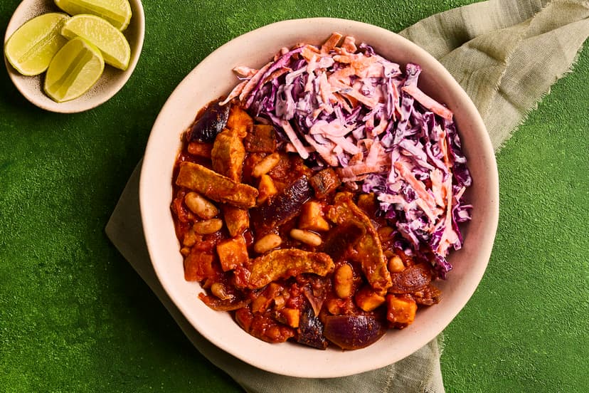 This streamlined take on an American classic uses tinned cannellini in place of dried, and the smoky sauce is simmered on the hob rather than oven cooked, so it’s ready in minutes rather than hours. Just as well, because once the aromas waft through your kitchen you won’t want to wait!